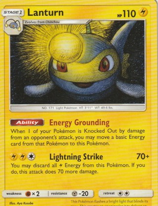 Pokemon Card: Lanturn