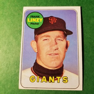 1969 - TOPPS BASEBALL CARD NO. 345 - FRANK LINZY - GIANTS