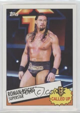 ROMAN REIGNS 2015 WWE HERITAGE ROOKIE RC INSERT NXT CALL UP
