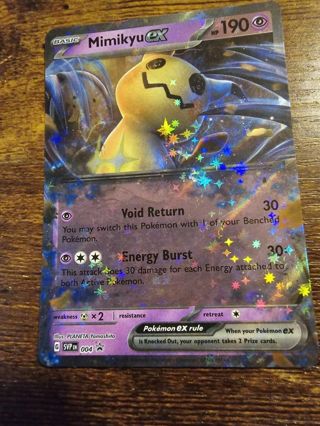 Pokemon Mimikyu EX promo card 004