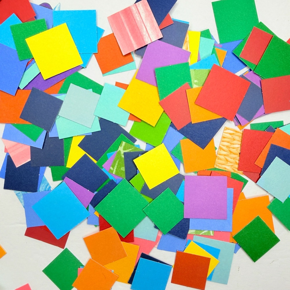 Free: Square Card Stock Die Cut Outs Shapes 