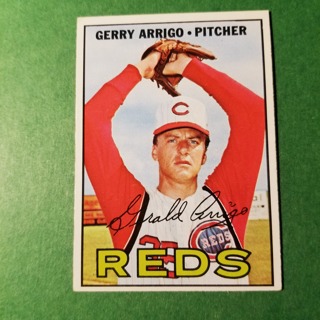 1967 - TOPPS BASEBALL CARD NO. 488 - GERRY ARRIGO - REDS - EXMT/NRMT/MT. - READ