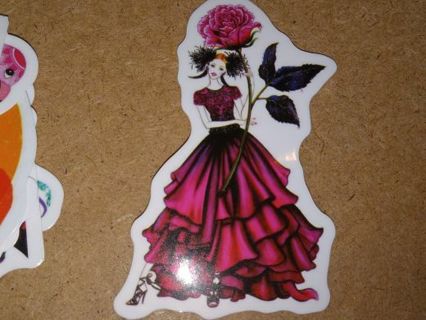 Girl Cute new 1⃣ vinyl sticker no refunds regular mail only Very nice these are all nice