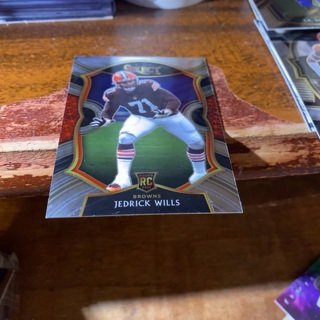 2020 panini select concourse jedrick Willis rookie football card 