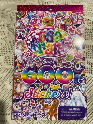 Lisa Frank Sticker Book
