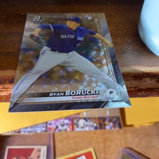 2019 bowman platinum disco ryan borucki rookie baseball card 