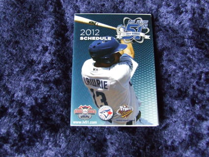 2012 Las Vegas 51's Pocket Minor Baseball Schedule 