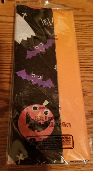 NEW HALLOWEEN TISSUES PAPER - Free Shipping