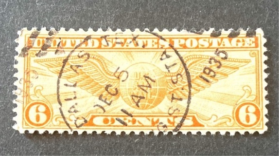 USA C19 1935 Dallas cancel 