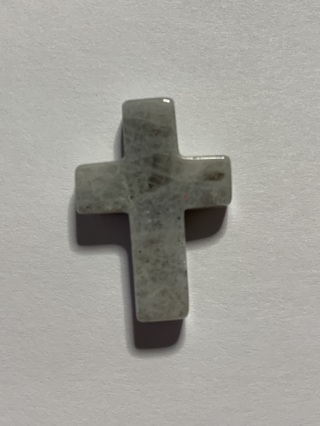 ✝HEALING STONE~#17~CROSS-SHAPED~FREE SHIPPING✝