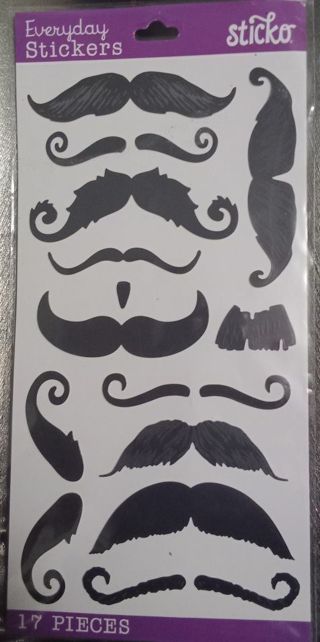 Sticko Moustache Stickers