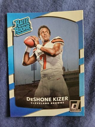 2017 Donruss Rated Rookie DeShone Kizer