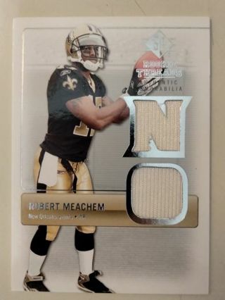 2007 Robert meachem dual rookie jersey card