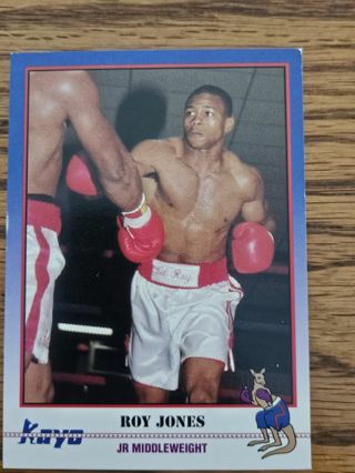 1991 Kayo boxing trading card.