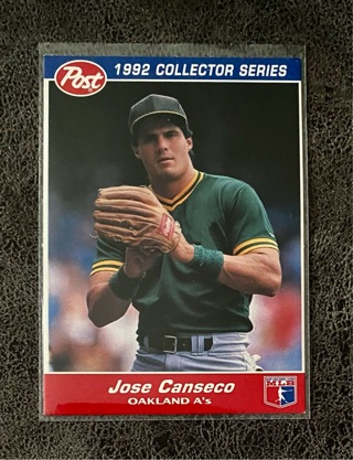 Jose Canseco Post ‘92 Collector’s Series