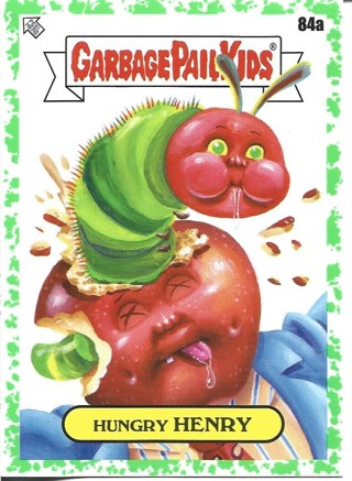 Brand New 2022 Topps Garbage Pail Kids Hungry Henry Sticker From the Book worms Set