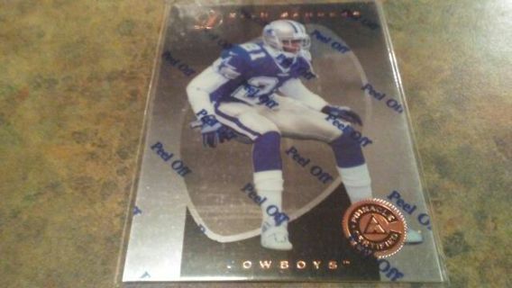 1997 PINNACLE CERTIFIED DEION SANDERS DALLAS COWBOYS FOOTBALL CARD# 18