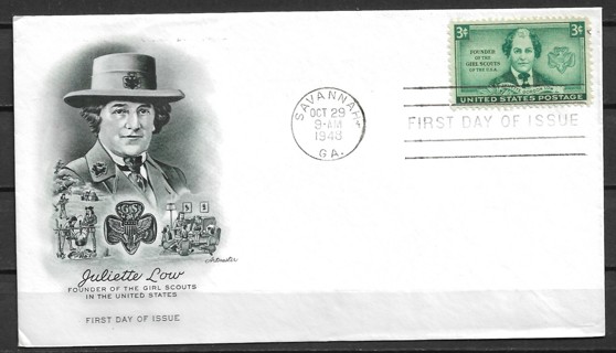 1948 Sc974 Juliette Lowe FDC