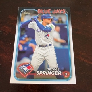 2024 Topps Series 1 - [Base] #72 George Springer