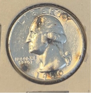 1950 AU Silver Quarter  