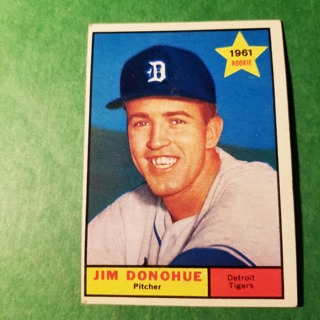 1961 - TOPPS BASEBALL CARD NO. 151 - JIM DONOHUE ROOKIE - TIGERS