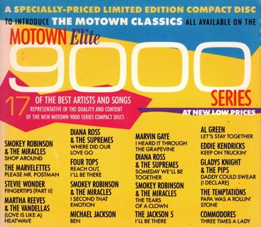 Motown Sampler CD - Original Artists