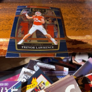 2022 panini select draft picks Trevor Lawrence football card 