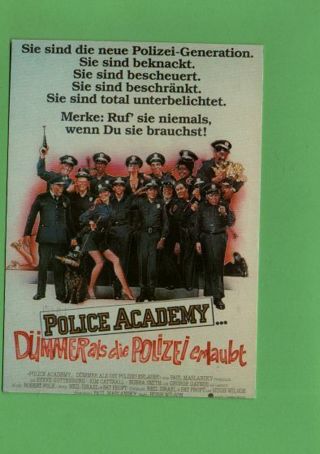 old Postcard - Police academy (german)