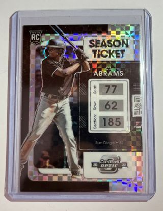 CJ Abrams - 2022 Chronicles Contenders Optic Building Blocks Rookie SP - Padres