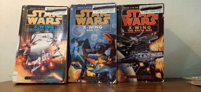 Three Star Wars Paperback Books