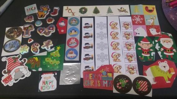 Christmas stickers set 3