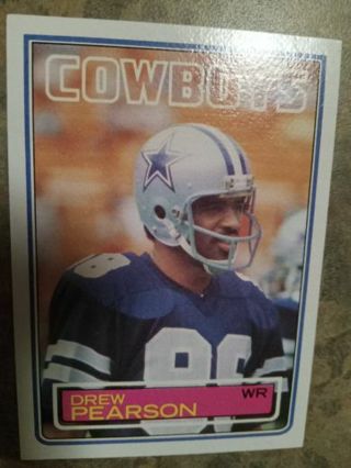 1983 TOPPS DREW PEARSON DALLAS COWBOYS FOOTBALL CARD# 51