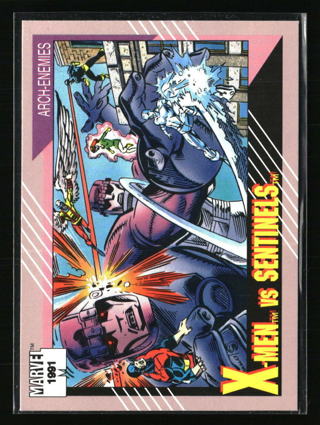 X-Men vs. Sentinels 1991 Impel Marvel Universe II #106 Card