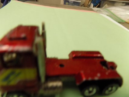 Hot Wheels Vintge red Tractor Trailer Rapid Delivery
