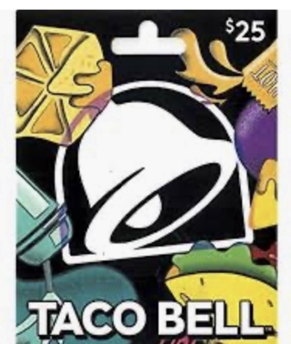 $25 Taco Bell Gift Card 