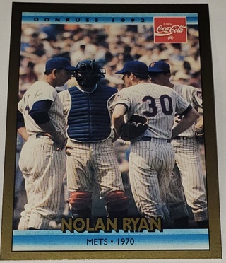 1992 ⚾ Donruss # 4 Nolan Ryan Coca-Cola New York Mets Coke MLB Baseball Card  ⚾ 