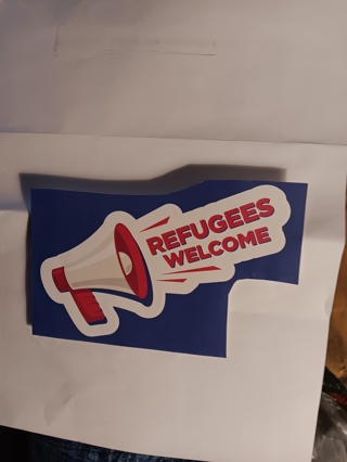 Refugees Welcome  Sticker 