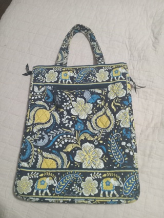 Brand New Vera Bradley Stuffed Computer Bag