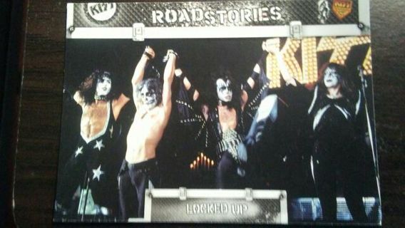2009 KISS 360 ROADSTORIES- LOCKED UP TRADING CARD# 56