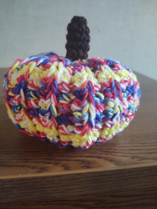 Hand Crocheted Amigurumi Pumpkin