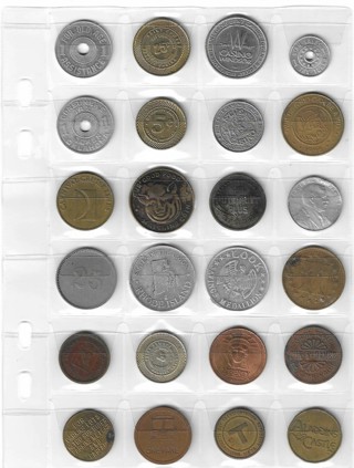 Fantastic Collection of Tokens Lot of 24
