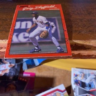 1990 donruss Gary Sheffield baseball card 