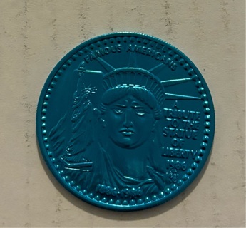 A Salute to The Statue of Liberty Blue Uncirculated Rare Coin 