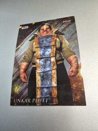 2018 Star Wars Unkar Plutt card Topps Finest