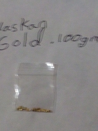 real alaskan gold .100 gram's 