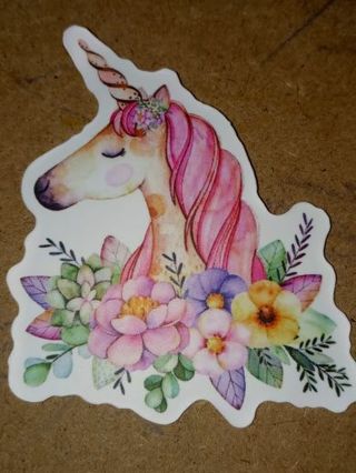 Unicorn Cute new vinyl laptop sticker no refunds regular mail only