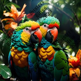 Listia Digital Collectible: Parrot Love