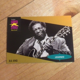 1991 ProSet Super⭐️Stars MusiCards ~ B.B. King ~ LEGENDS (Card # 14)