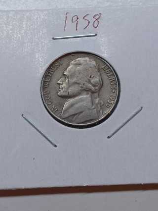 1958 Jefferson Nickel! 15