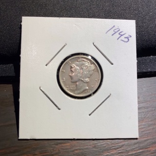 1943 MERCURY DIME 